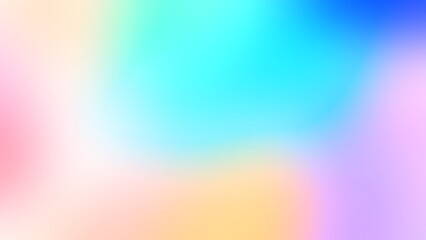 Coloured Blurred Abstract Background, Smooth transitions of iridescent colors, Soft pastel color gradient, Colorful gradient Rainbow Background