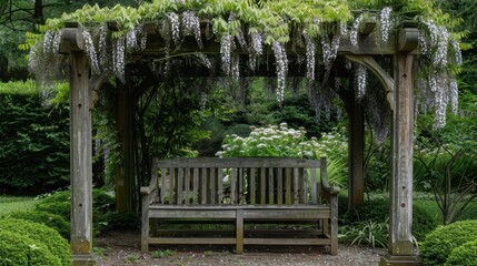 Wisteria: With its cascading elegance, wisteria embodies devotion and lasting affection. Its beautiful blooms grace garden arbors with a touch of sophistication.
