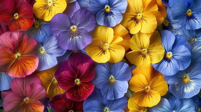 Pansy: Delicate and vibrant, pansies embody thoughtful reflection and remembrance. Their colorful blooms enhance gardens and flower beds with a touch of elegance.
