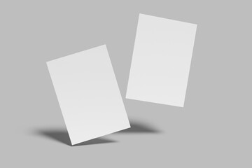 A4 Flayer Blank Mockup