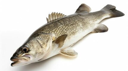 Fototapeta premium cod fish isolated on white background