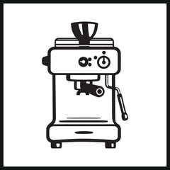 Espresso machine clipart silhouette. coffee machine silhouette 