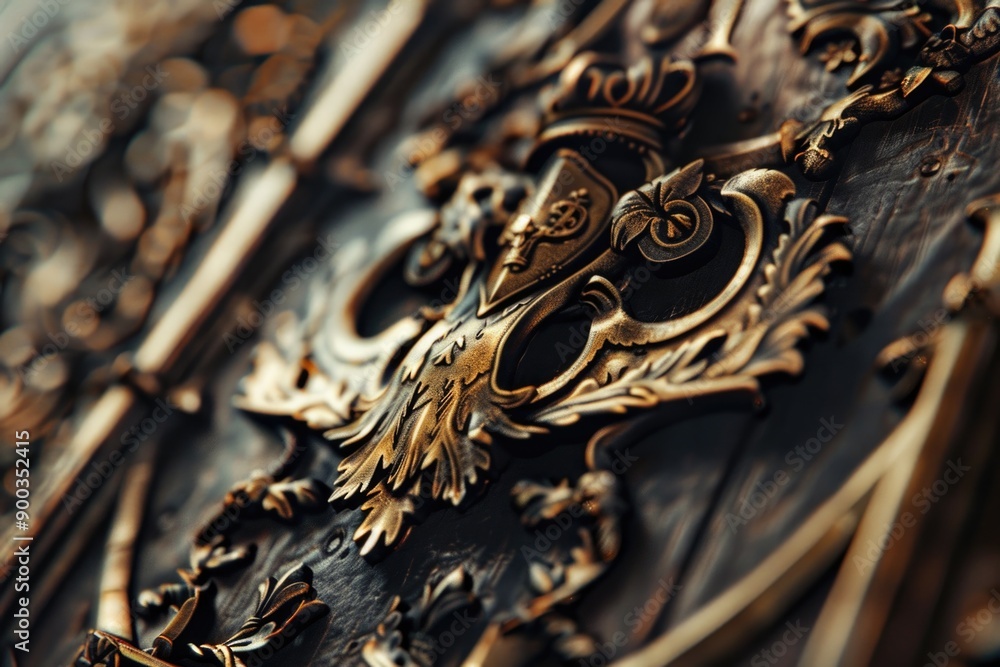 Poster a close-up shot of a clock on a wall, suitable for use in designs related to time, schedules, and or