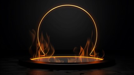 Abstract Black and Gold Background