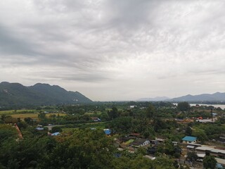 Obraz premium forest, green trees How beautiful I feel comfortable when I look at it.
