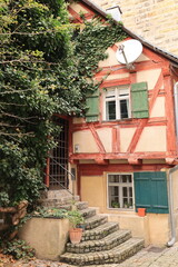 Blick in die Altstadt von Altdorf bei Nürnberg in Bayern