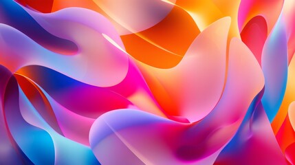 Abstract colorful background with vibrant hues and flowing lines. Perfect for digital designs and presentations.