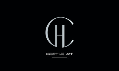 Obraz premium HC, CH, H, C abstract letters logo monogram