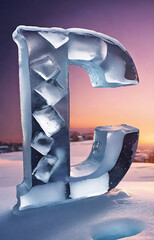 ice cube font