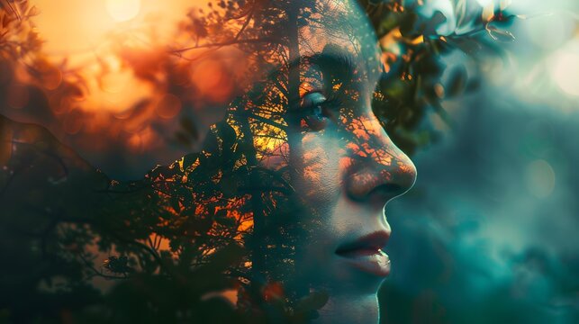 Power of meditation. Energy burst of chakra. Mindfulness power of awakening and self awerness. Great light of mental power. 