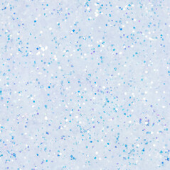 Light Blue Holographic Glitter Confetti Texture - Seamless Christmas Background