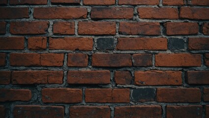 Fototapeta premium full frame shot of Brick texture with scratches and cracks