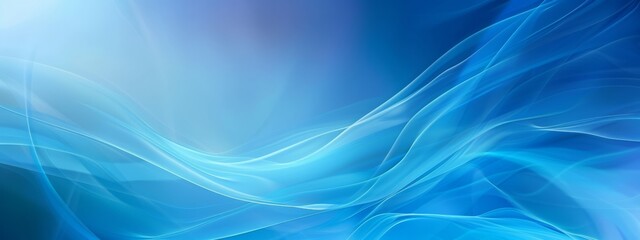 Naklejka premium Light blue gradient abstract banner background photo