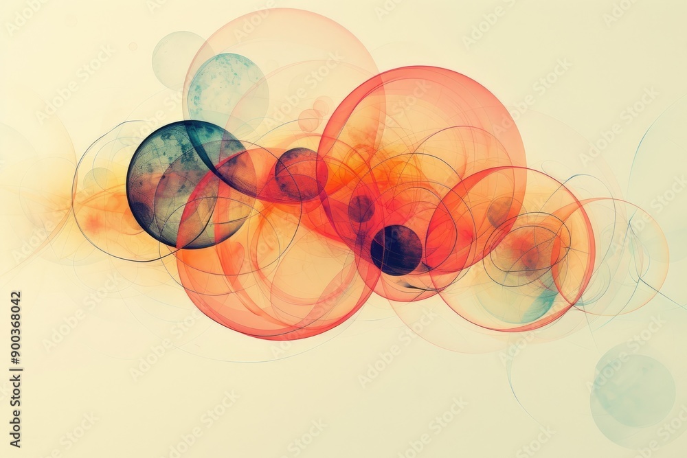 Poster bunch of bubbles floating in the air, Bubble charts highlighting relationships between three variables