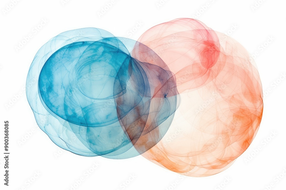Poster bunch of bubbles floating in the air, Bubble charts highlighting relationships between three variables