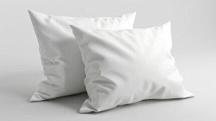 The white pillows