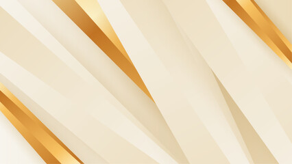 Obraz premium Modern luxury white and gold abstract background