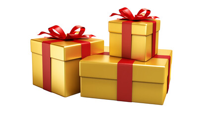 Gift box transparent background 