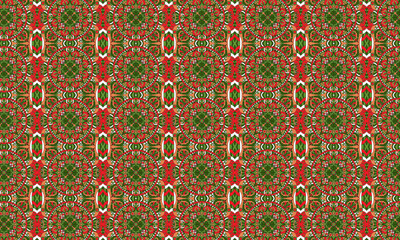 Kaleidoscope seamless pattern.