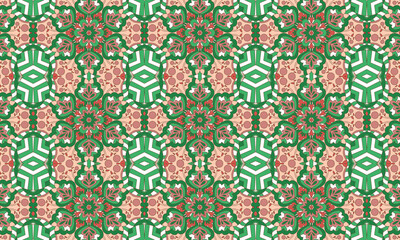 Kaleidoscope seamless pattern.