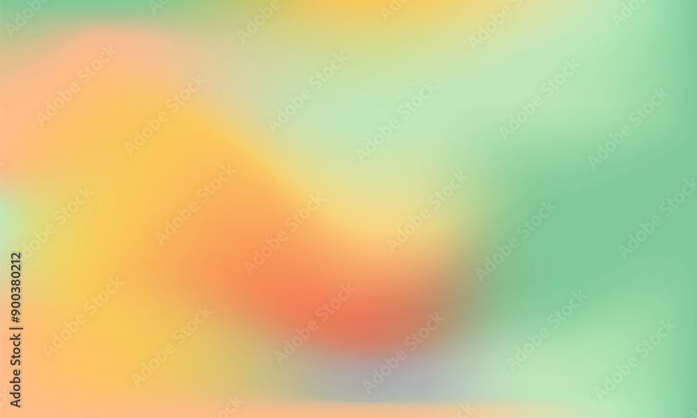Poster color gradient abstract background. blue, pink and yellow gradation vector texture. pastel color blu
