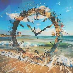 Real time management concept.Generative AI
