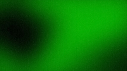 Fototapeta premium Grainy Green Gradient Background, Dark to Light, Abstract Texture, Vintage Design Poster Cover
