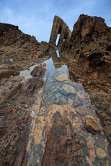 Rock and roll, A simple rock well eroded by the waves is worth taking a lot of advantage when...
