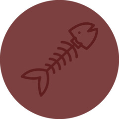 Ocean Dead Zones Vector Line Maroon Circle Maroon