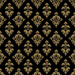 Fototapeta premium seamless damask pattern
