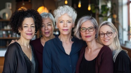 Fototapeta premium The diverse group of women