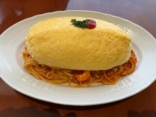 スフレとパスタ