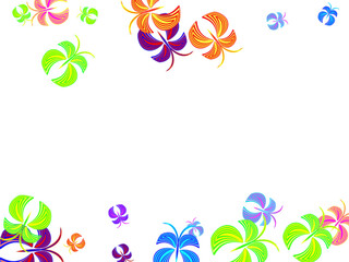 Butterflies vector cartoon seamless pattern on a white background.