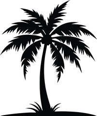 Palm tree silhouette