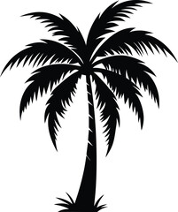 Palm tree silhouette