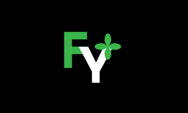 FY Leaf Logo Initial Green Nature