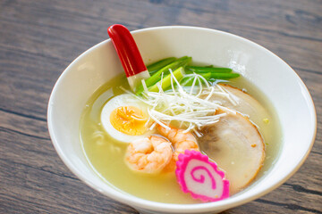 即席の塩ラーメンアレンジ