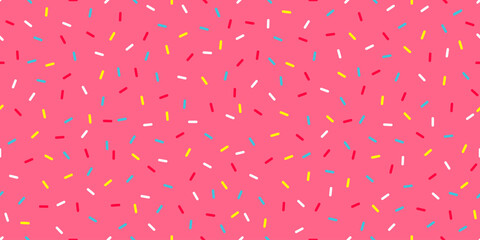 Sprinkle vector seamless pattern background
