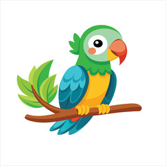 Cute Parrot cartoon collection