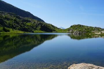 Fototapeta premium Lac Alpes D'Huez