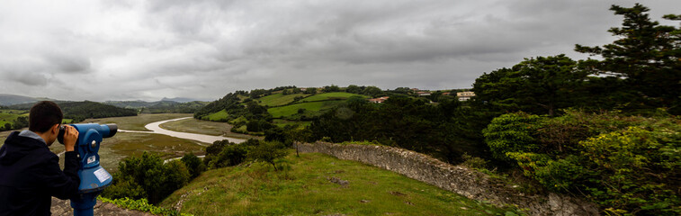 view from the top of the mountain