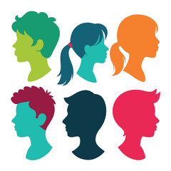 Fototapeta premium set of people icons