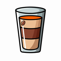 coffee Silhouette Vector Illustration