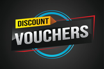 discount voucher vouchers special offer poster banner graphic design icon logo sign symbol social media website coupon advertising store shop online, website, landing page

