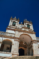 Fototapeta premium Fotografía de la Iglesia de Nazaré en Portugal.