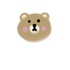 teddy bear isolated on white