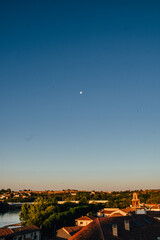 Fototapeta premium Fotografía del amanecer en Zamora, España.