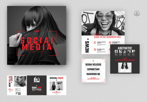 Social Media Kit Template