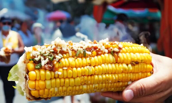 Elotes: Traditional Mexican Corn on the Cob