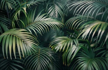 Lush Green Palm Fronds